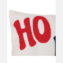 ŚWIĄTECZNA POSZEWKA jasiek 45x45 napis HO HO HO poliester MORAJ!